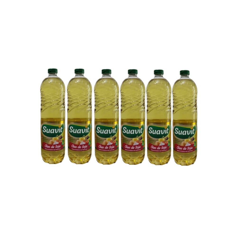 Aceite de soja Suavit (6 x 900 ml) - Imagen 1