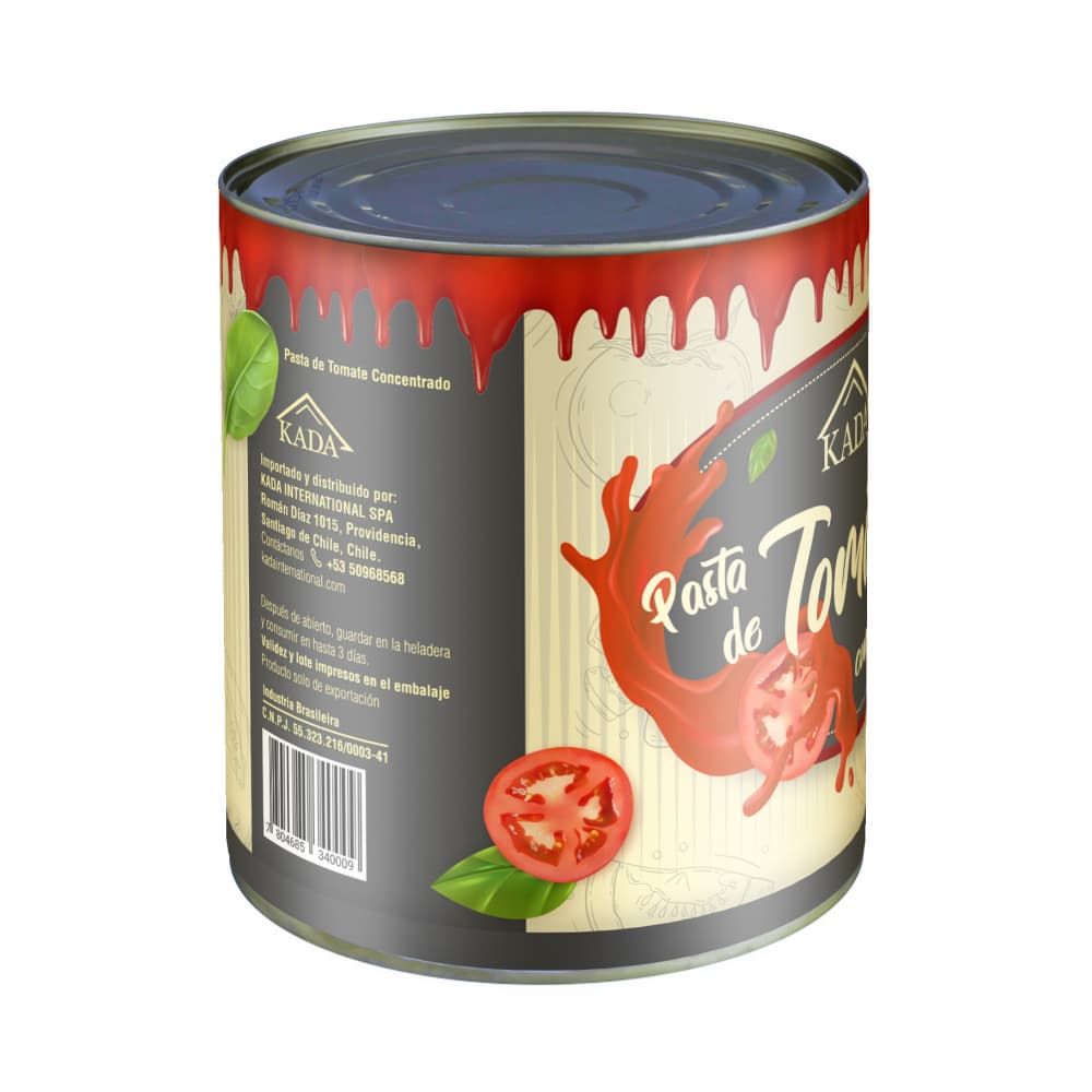 Pasta de tomate concentrada Kada (3.1 kg / 6.8 lb) - Miniatura 2