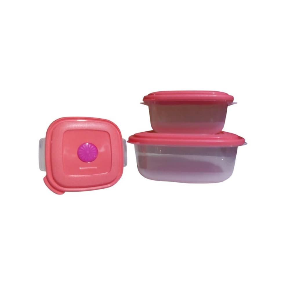 Conjunto 3 contenedores cuadrados bajo plàsticos Sanremo (2,5 L) - Miniatura 2