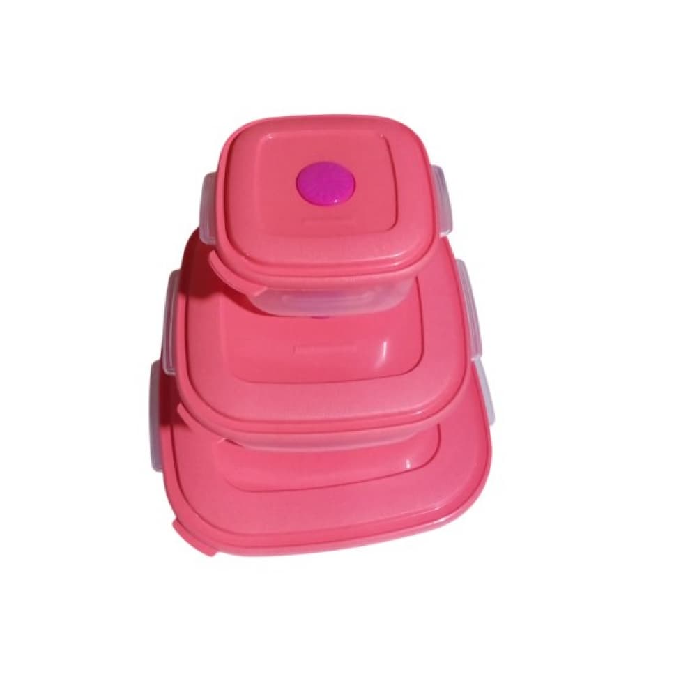 Conjunto 3 contenedores cuadrados bajo plàsticos Sanremo (2,5 L) - Miniatura 4