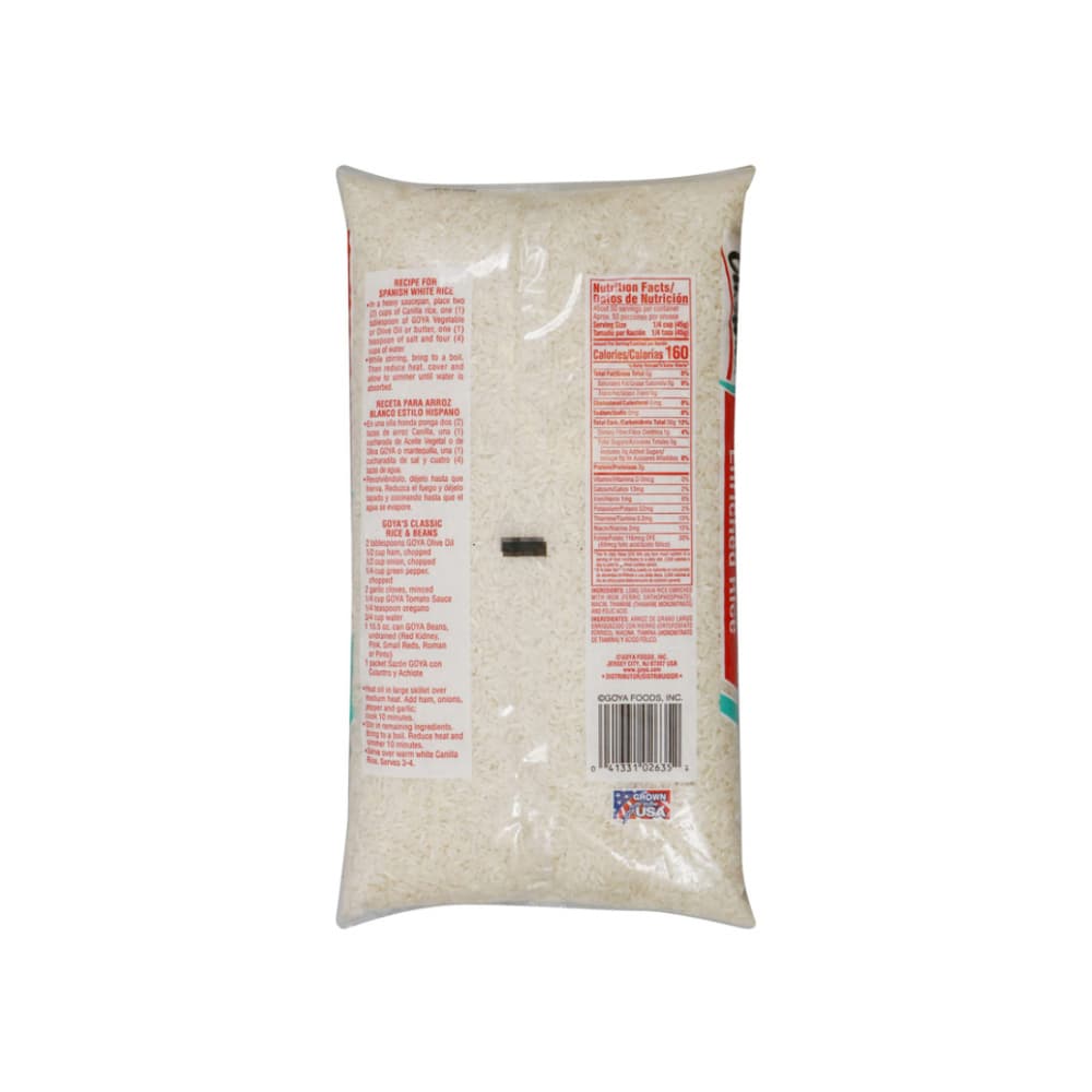 Arroz de grano extra largo Canilla Goya (2 x 2.27 kg / 5 lb) - Miniatura 2