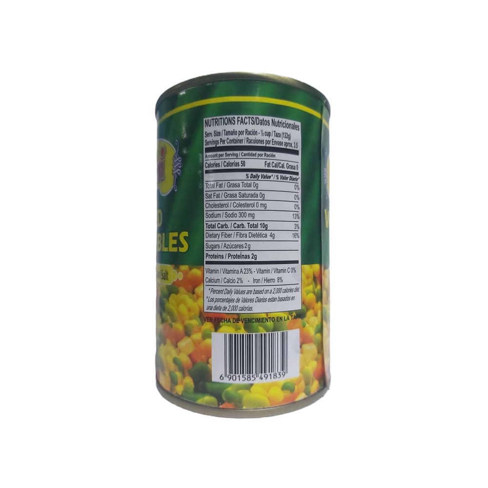 Vegetales mixtos Rubi (425 g / 15.87 oz) - Miniatura 2