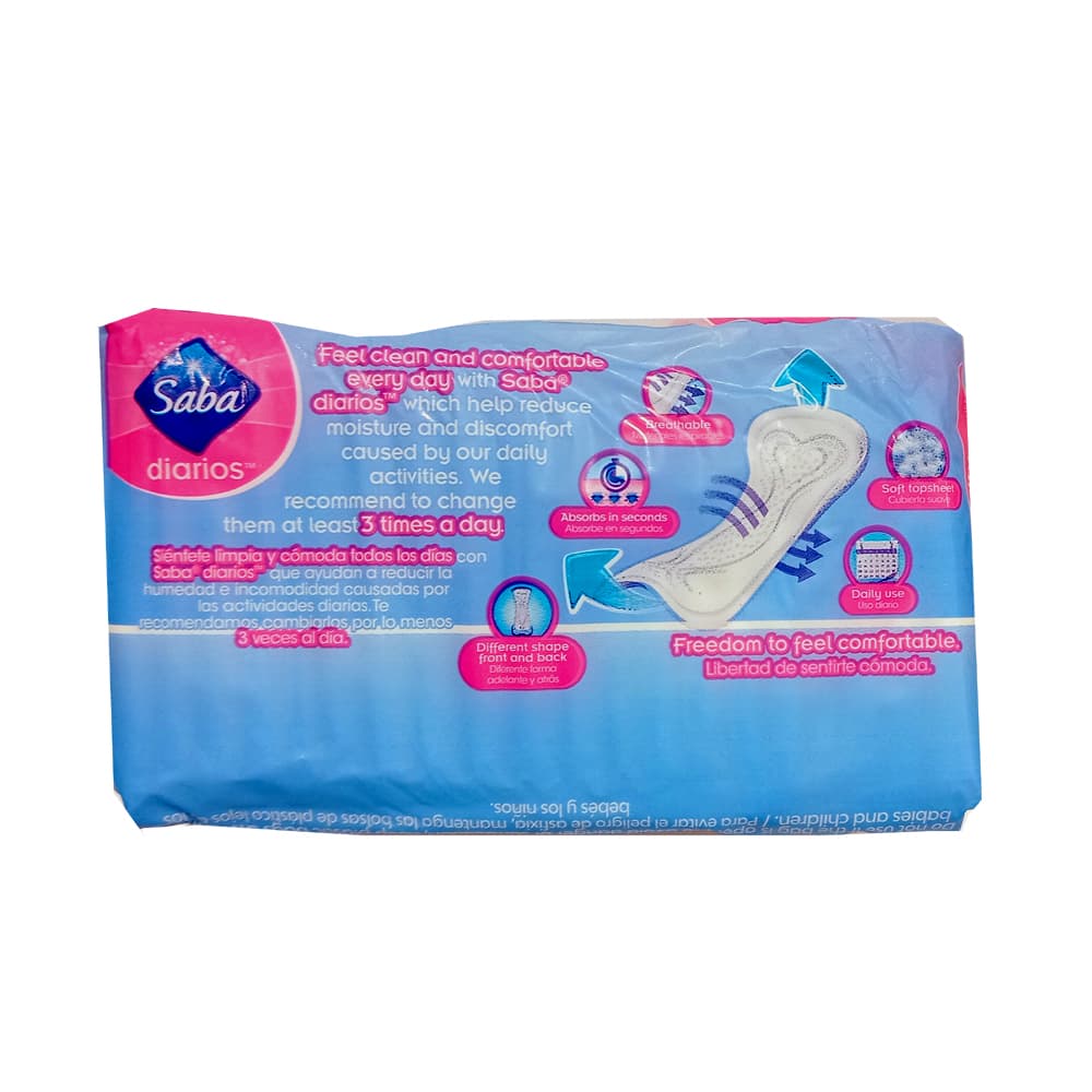 Protectores diarios Saba (20 U) - Miniatura 2