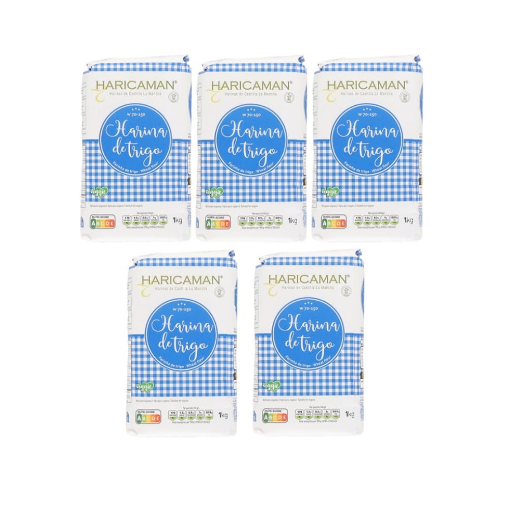 Harina de trigo Haricaman (5 x 1 kg / 2.2 lb) - Imagen 1