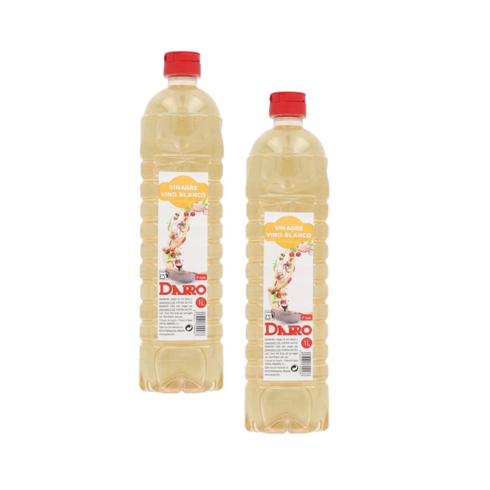 Vinagre de vino blanco Darro (2 x 1 L) - Imagen 1