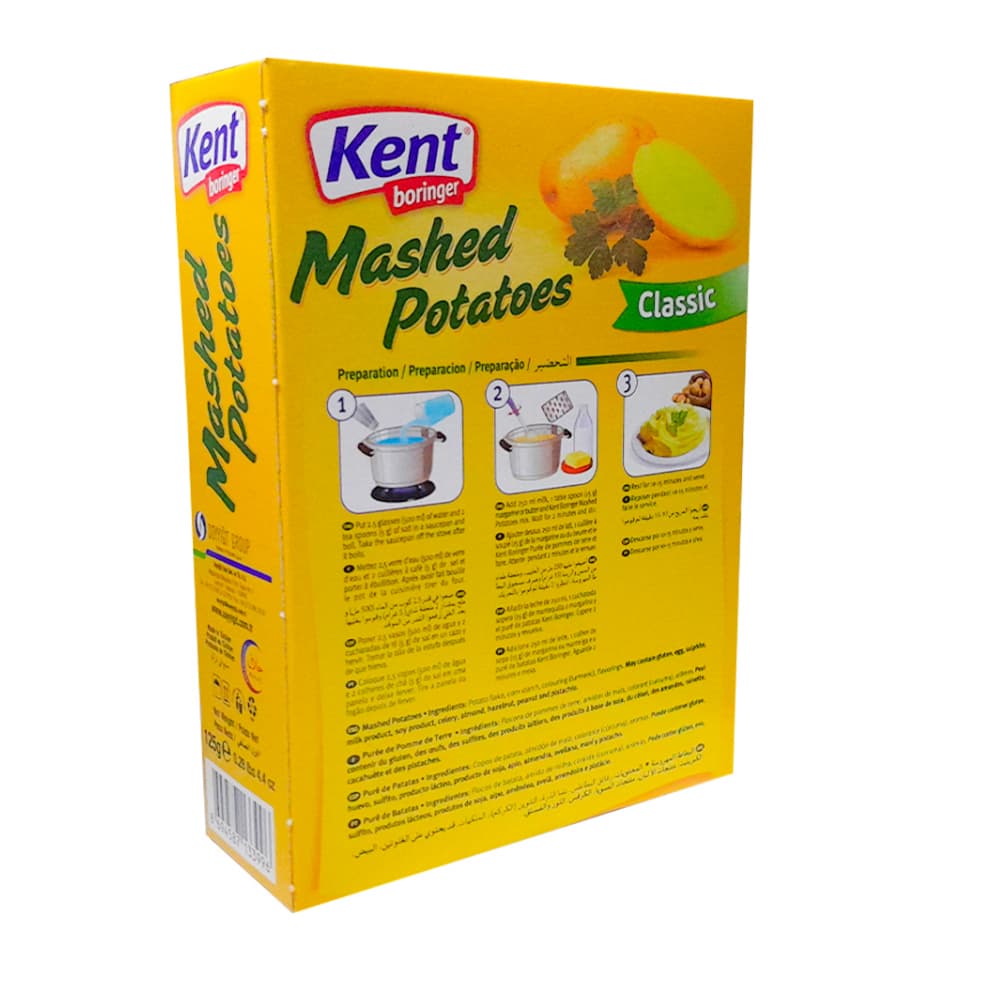Puré de papa clásico Kent boringer (125 g / 4.4 oz) - Miniatura 2