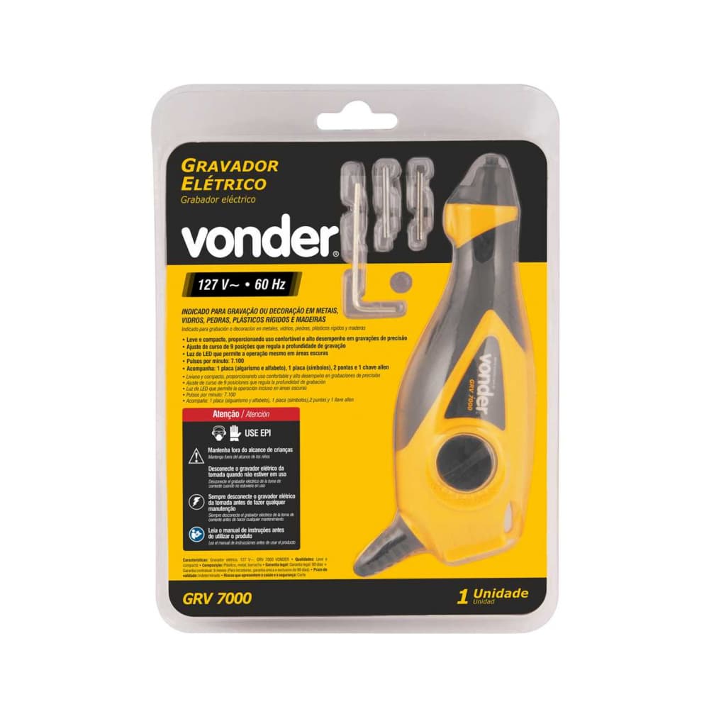 Grabador eléctrico GRV 7000 Vonder - Miniatura 2