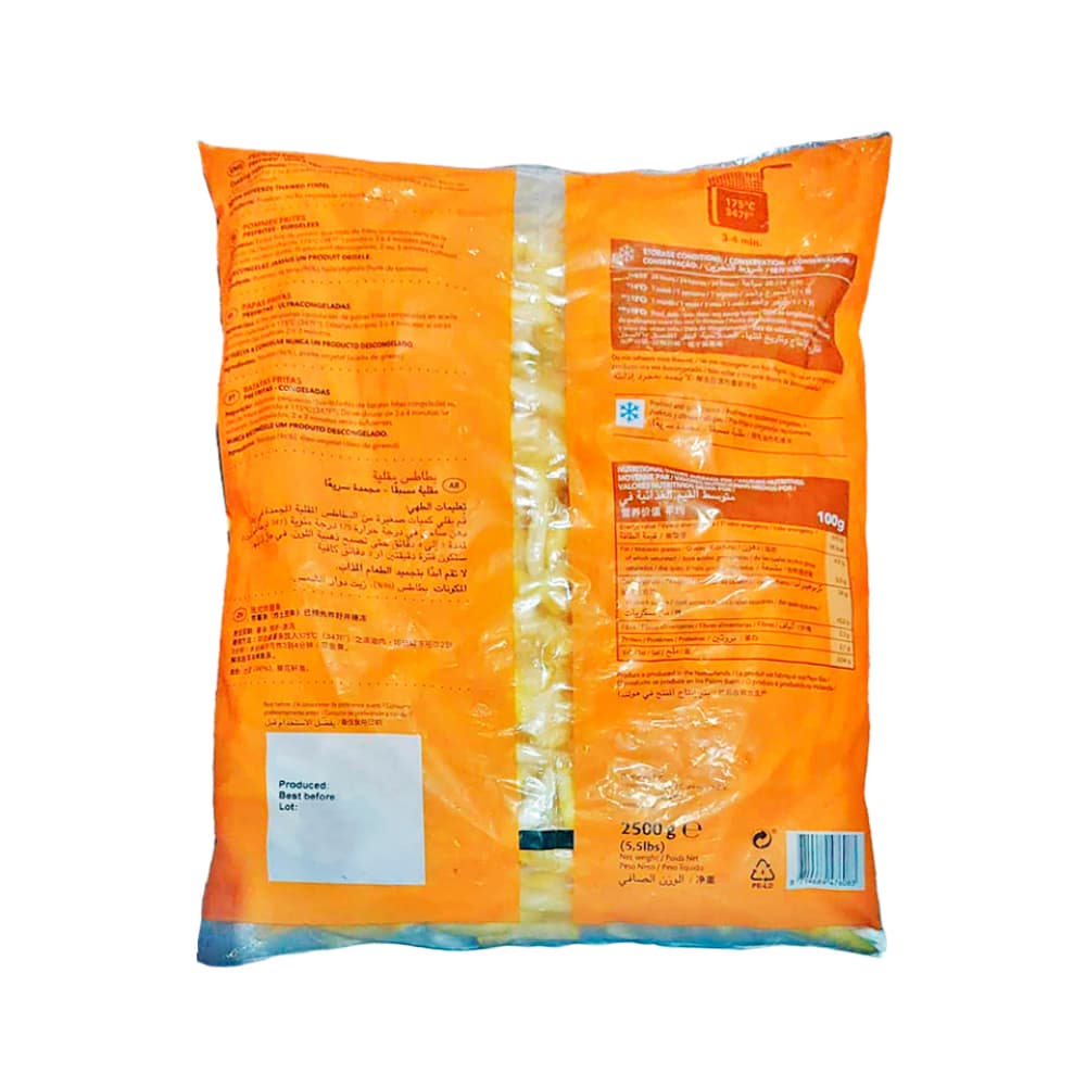 Papas pre-fritas Topy (2 x 2.5 kg / 5.5 lb) - Miniatura 2