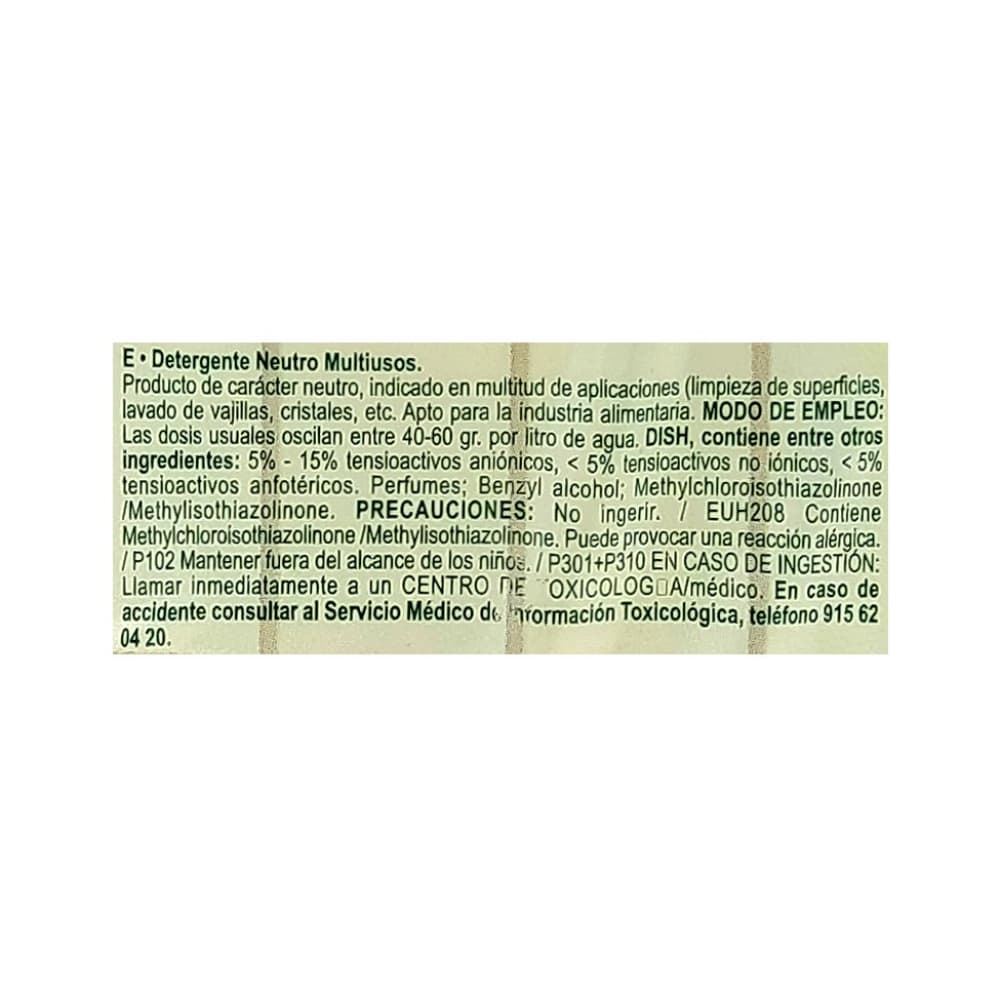 Detergente neutro multiusos Dish (1.5 L) - Miniatura 2