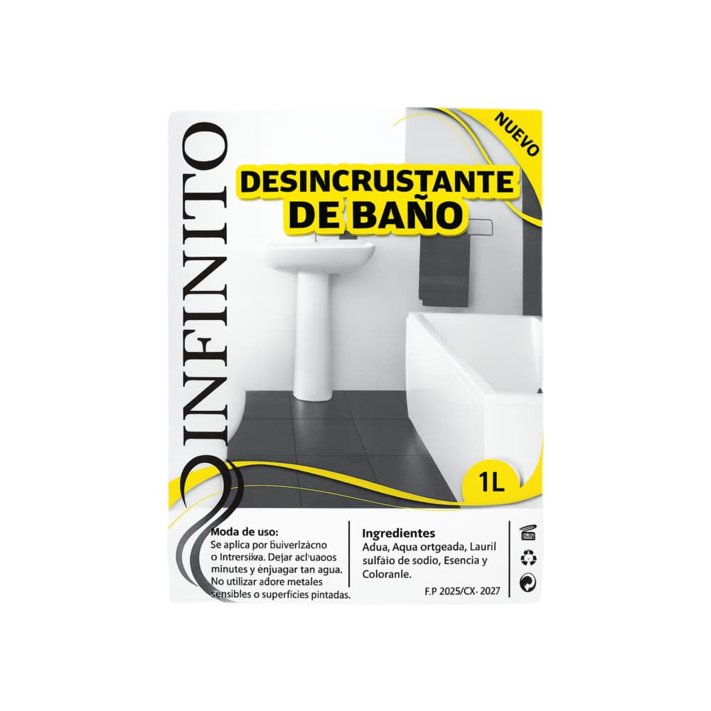 Desincrustante de baño Infinito (1 L) - Miniatura 3