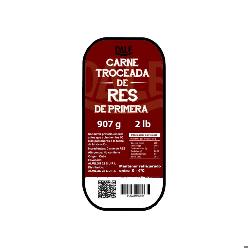 Carne troceada de res de primera Dale (907 g / 2 lb) - Miniatura 3
