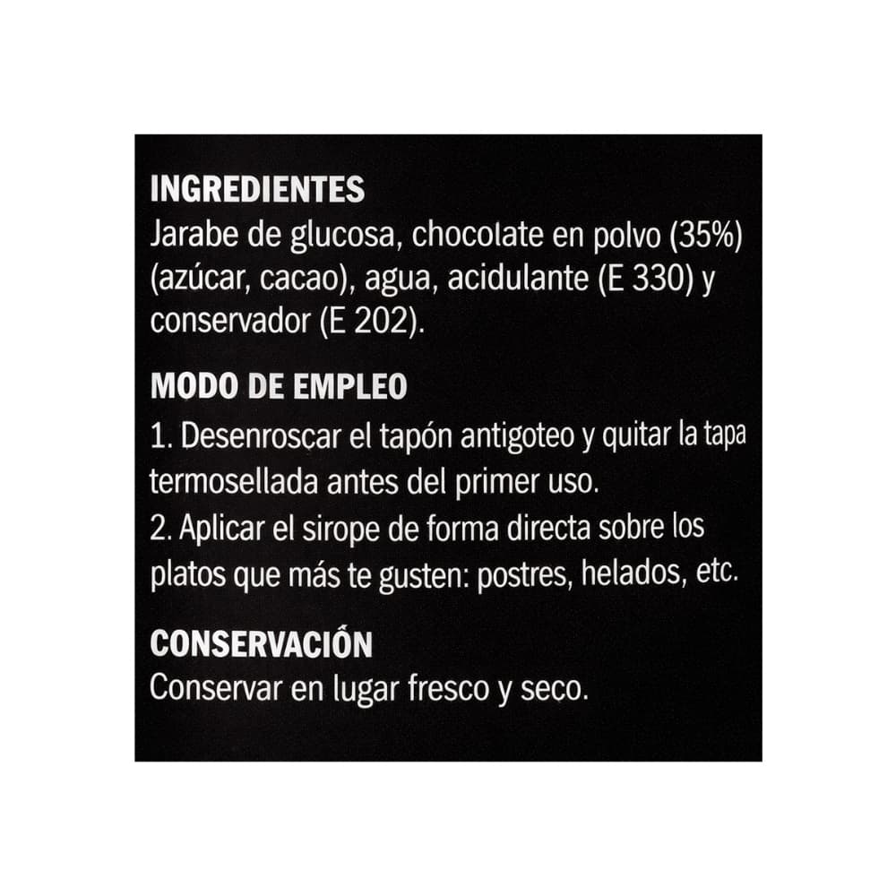 Sirope de chocolate sin gluten IFA Eliges (295 g / 10.40 oz) - Miniatura 2