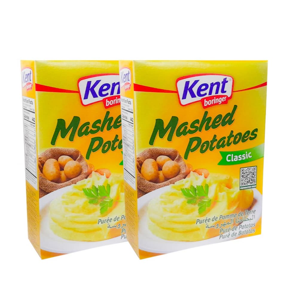 Puré de papa clásico Kent boringer (2 x 125 g / 4.4 oz) - Imagen 1