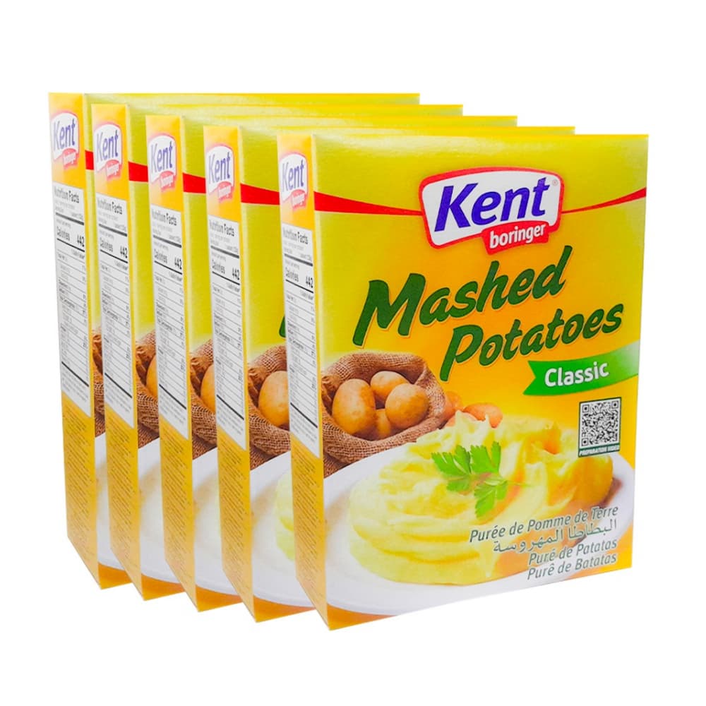 Puré de papa clásico Kent boringer (5 x 125 g / 4.4 oz) - Imagen 1