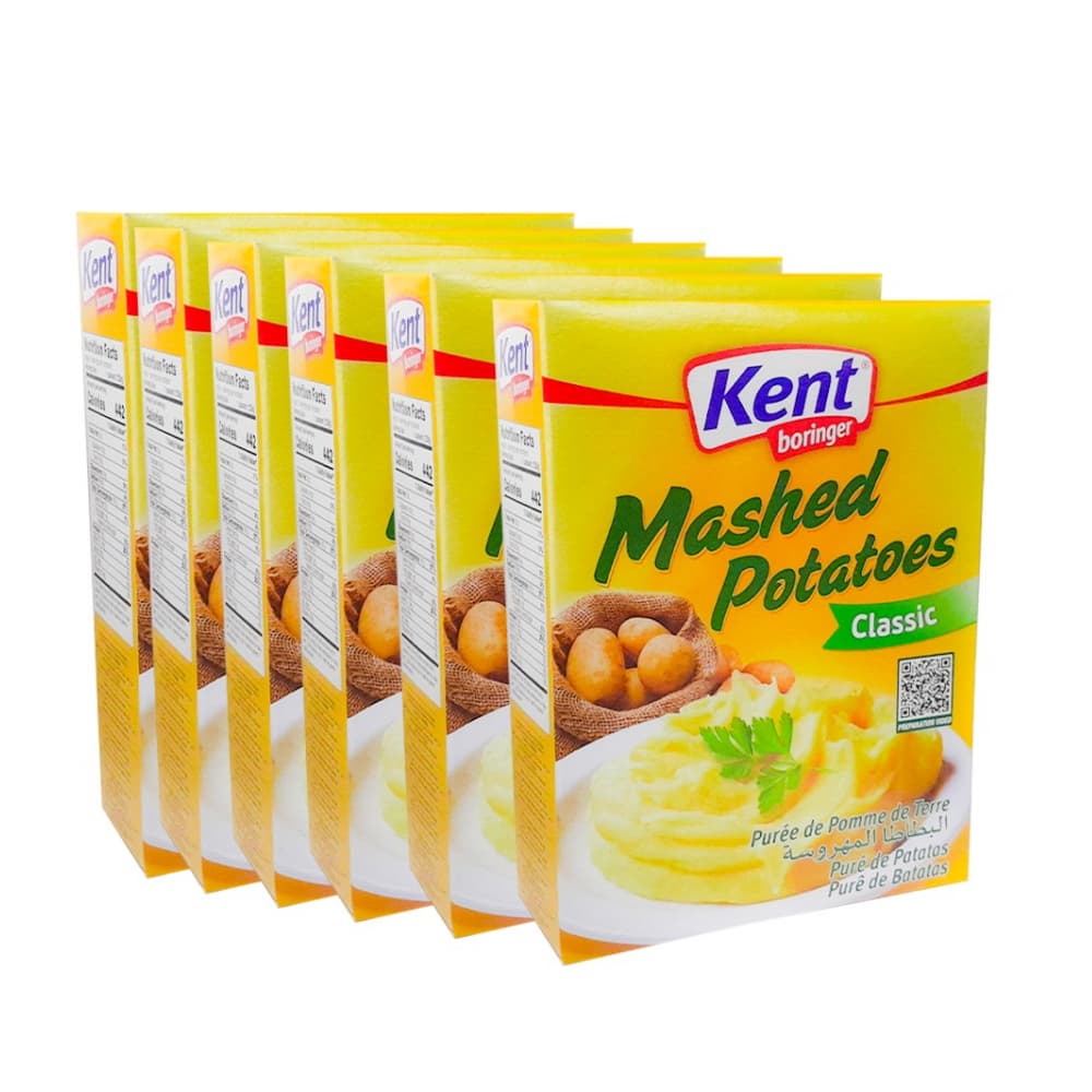 Puré de papa clásico Kent boringer (6 x 125 g / 4.4 oz) - Imagen 1