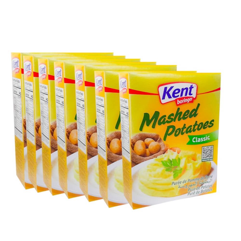 Puré de papa clásico Kent boringer (7 x 125 g / 4.4 oz) - Imagen 1