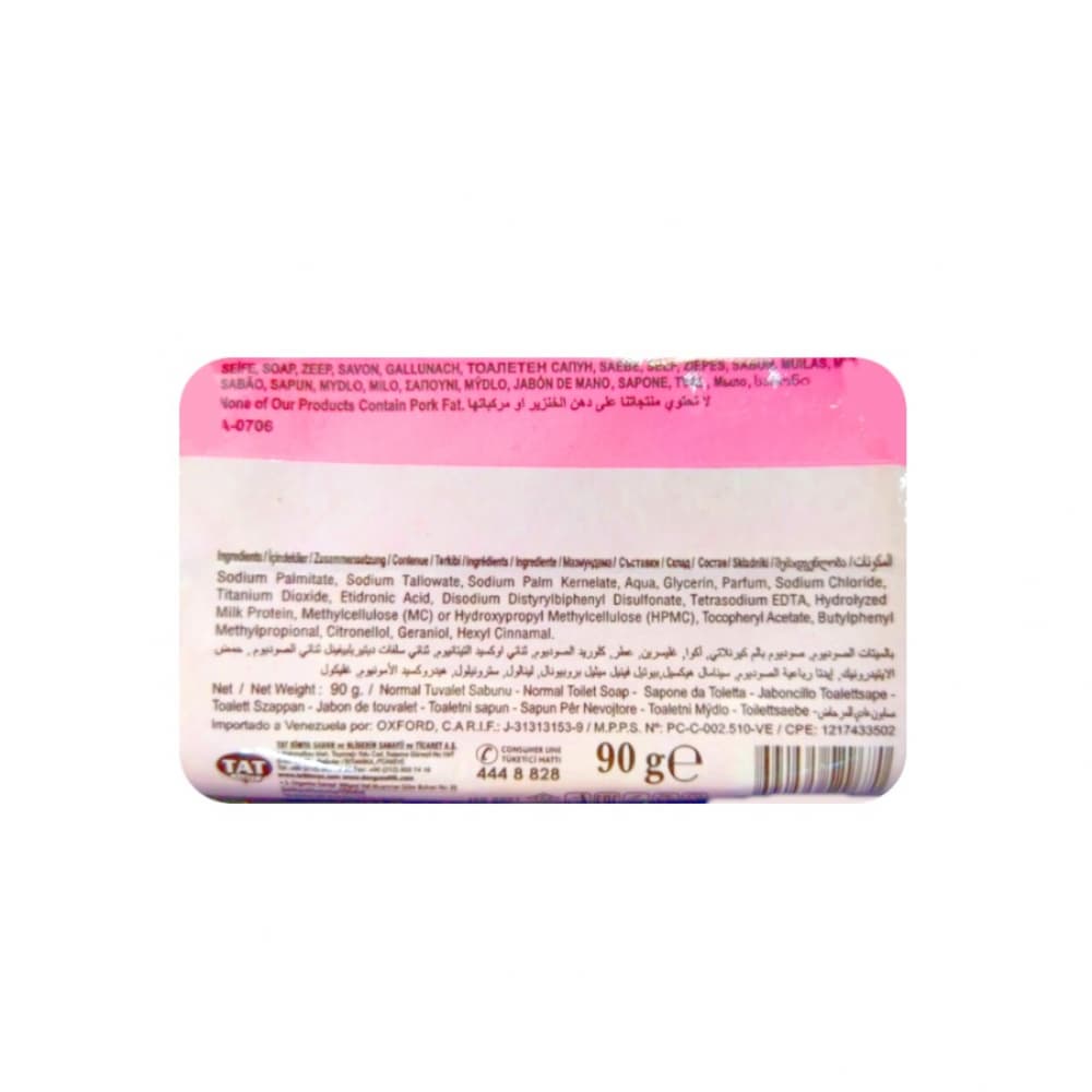 Jabón de tocador rosa y leche Dex (90 g / 3.17 oz) - Miniatura 2
