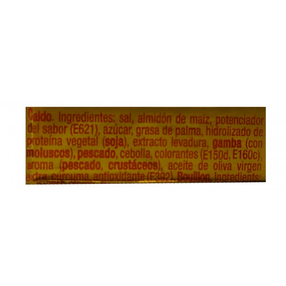 Cubo -pastilla- de caldo de pescado Calnort (10 g) - Miniatura 2