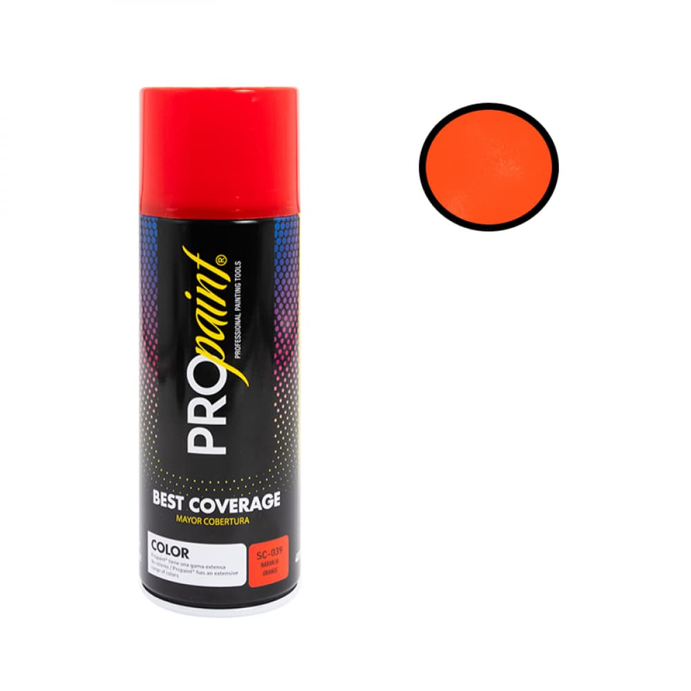 Pintura en aerosol color naranja Pro Paint (400 ml) - Miniatura 2