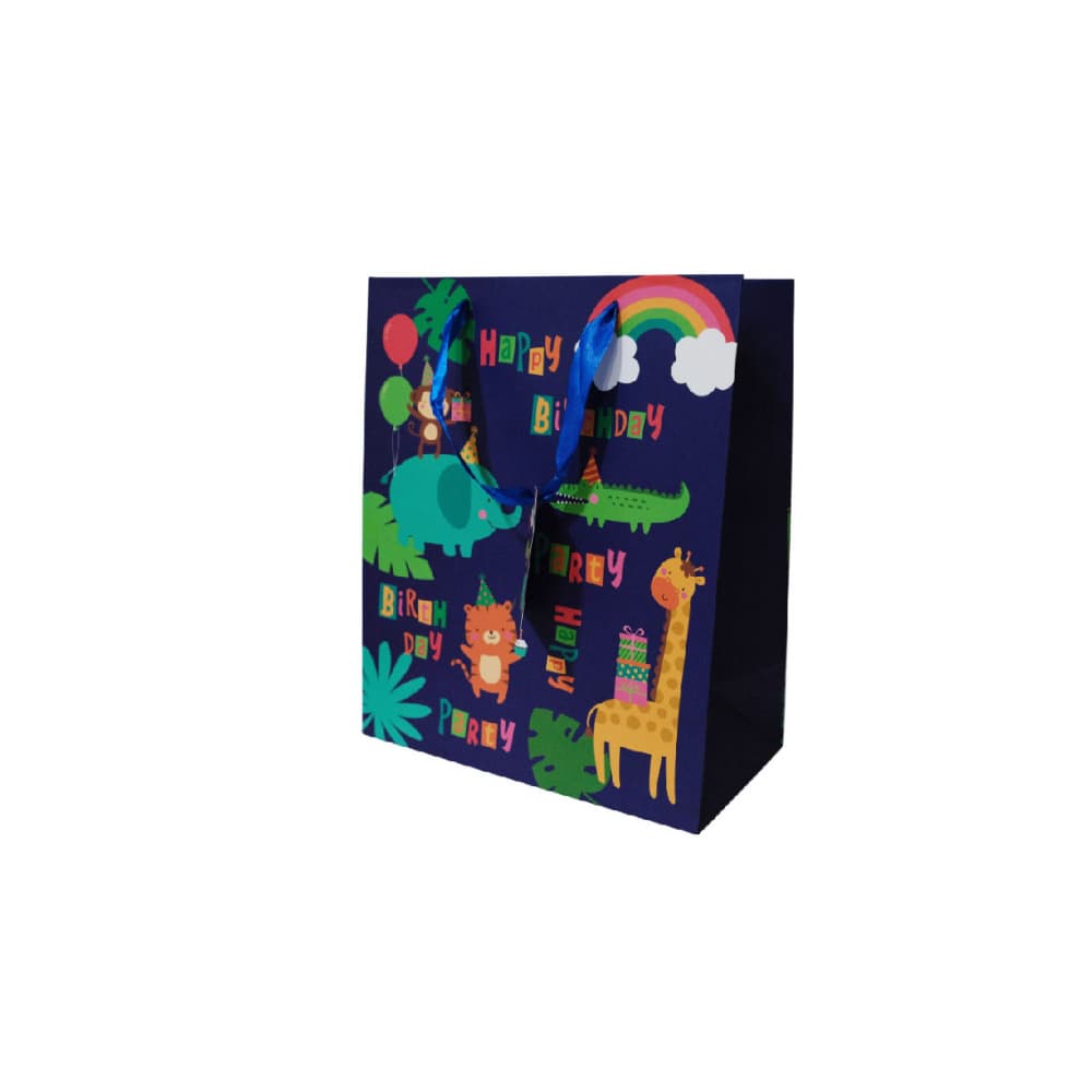 Bolsa de regalo grande con diseño de animales 25 x 13 x 29.5 cm P53 - Miniatura 2