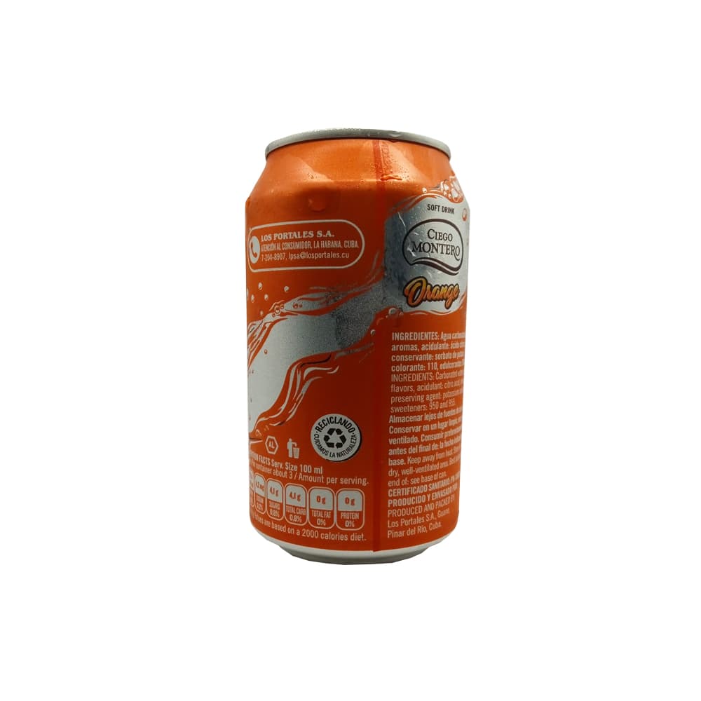 Refresco sabor naranja Ciego Montero (355 ml) - Miniatura 3