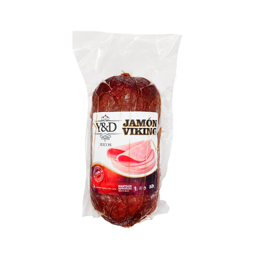 Jamón vicking especial Y&D Ricos (2.27 kg / 5.0 Lb) - Imagen 1