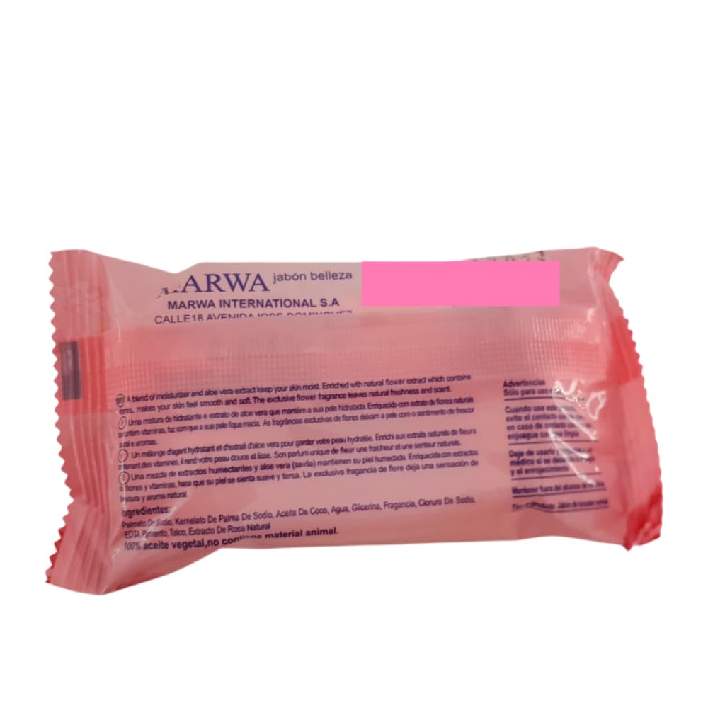 Jabón belleza con extracto de rosa natural Marwa (100 g / 3.52 oz) - Miniatura 2