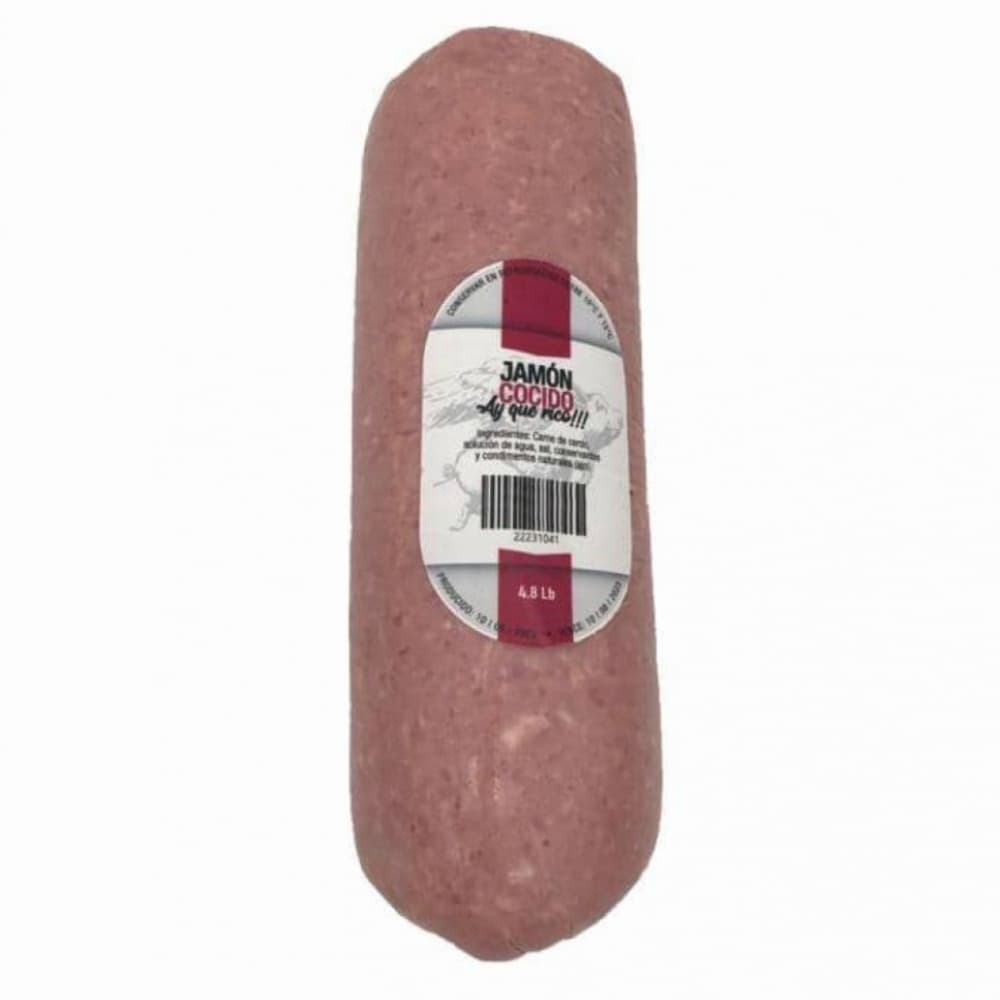 Jamón cocido Ay que rico (2.18 kg / 4.8 lb) - Imagen 1