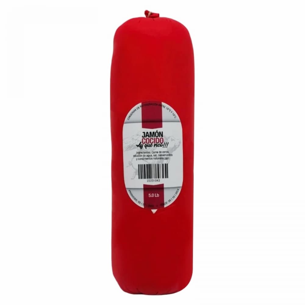 Jamón cocido Ay que rico (2.27 kg / 5 lb) - Imagen 1