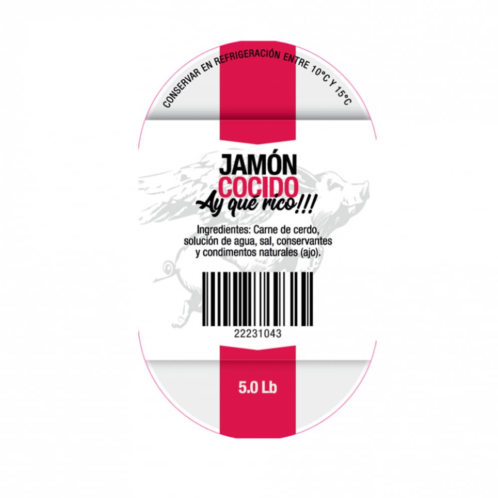 Jamón cocido Ay que rico (2.27 kg / 5 lb) - Miniatura 2