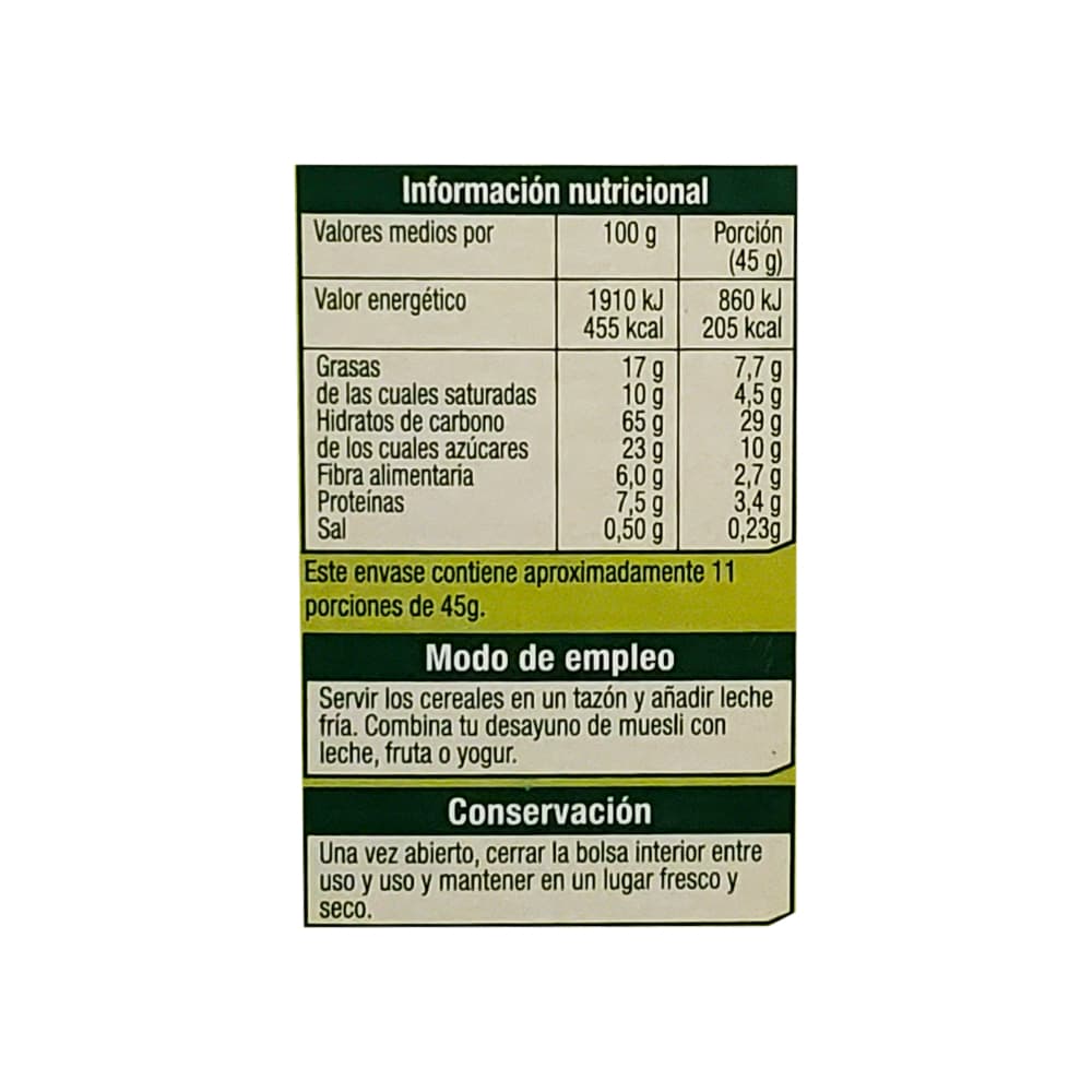 Cereales muesli crujiente con frutas Hiper Dino (500 g / 1.1 lb) - Miniatura 3