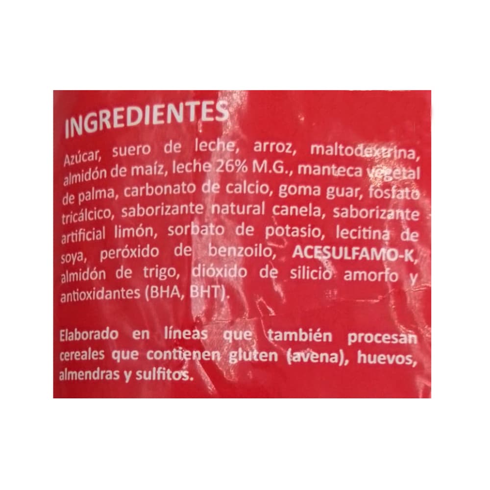 Arroz con leche Macro Food (1 kg / 2.2 lb) - Miniatura 2