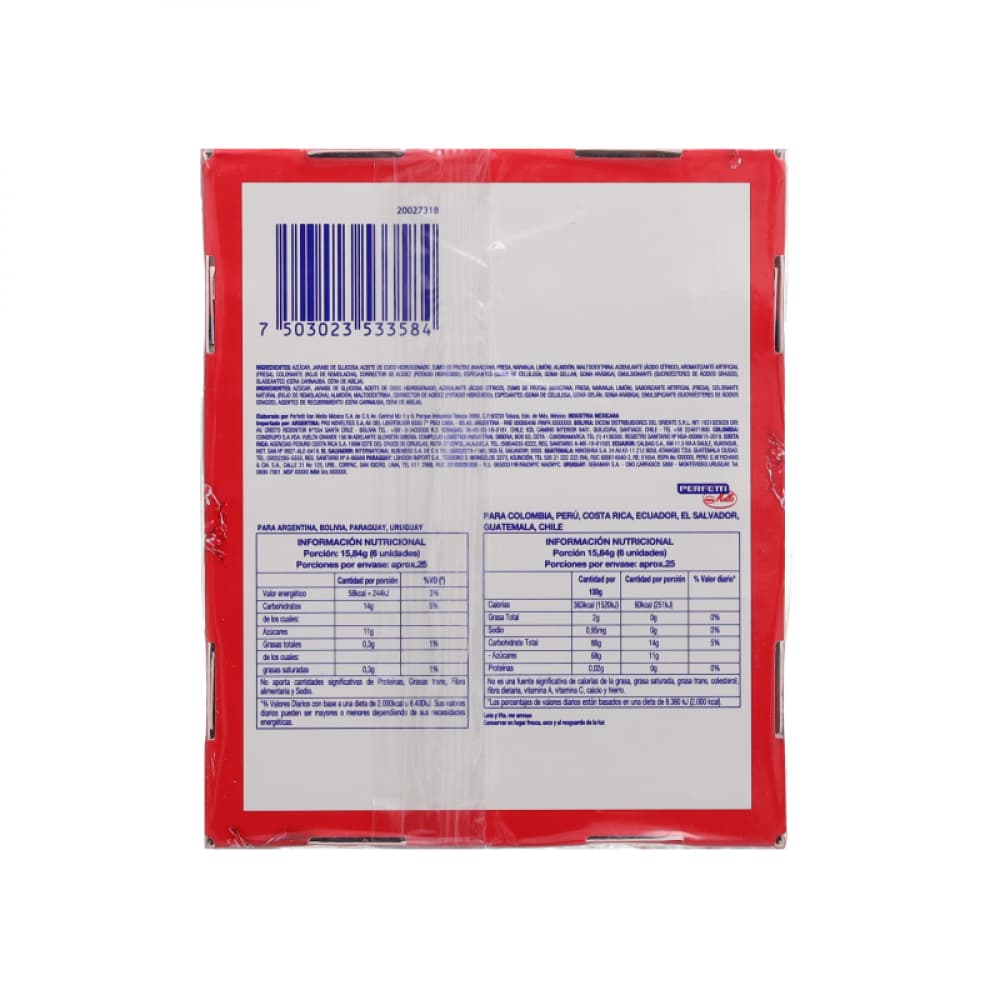 Caramelo masticable sabor fresa Mentos (406.56 g / 14.34 oz) - Miniatura 4