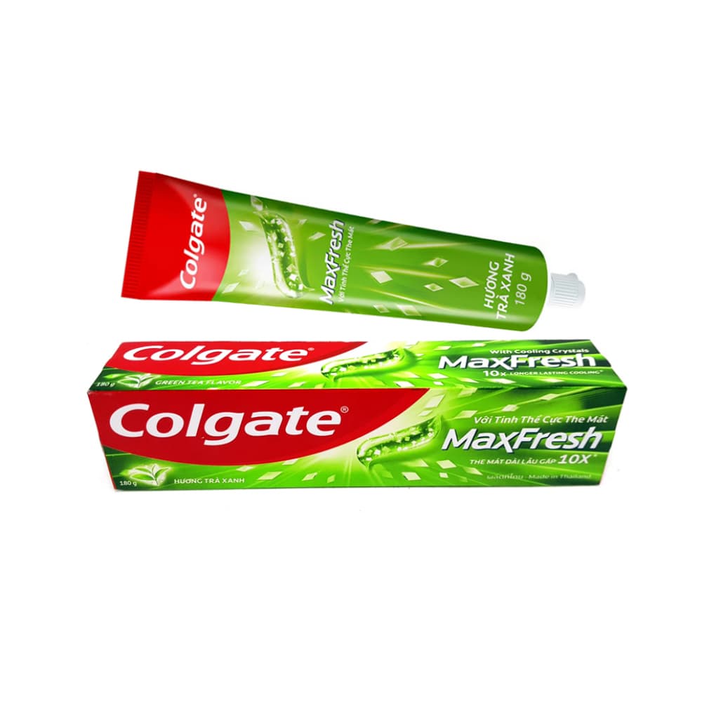 Pasta dental sabor té verde Max Fresh Colgate (180 g / 6.34 oz) - Imagen 1