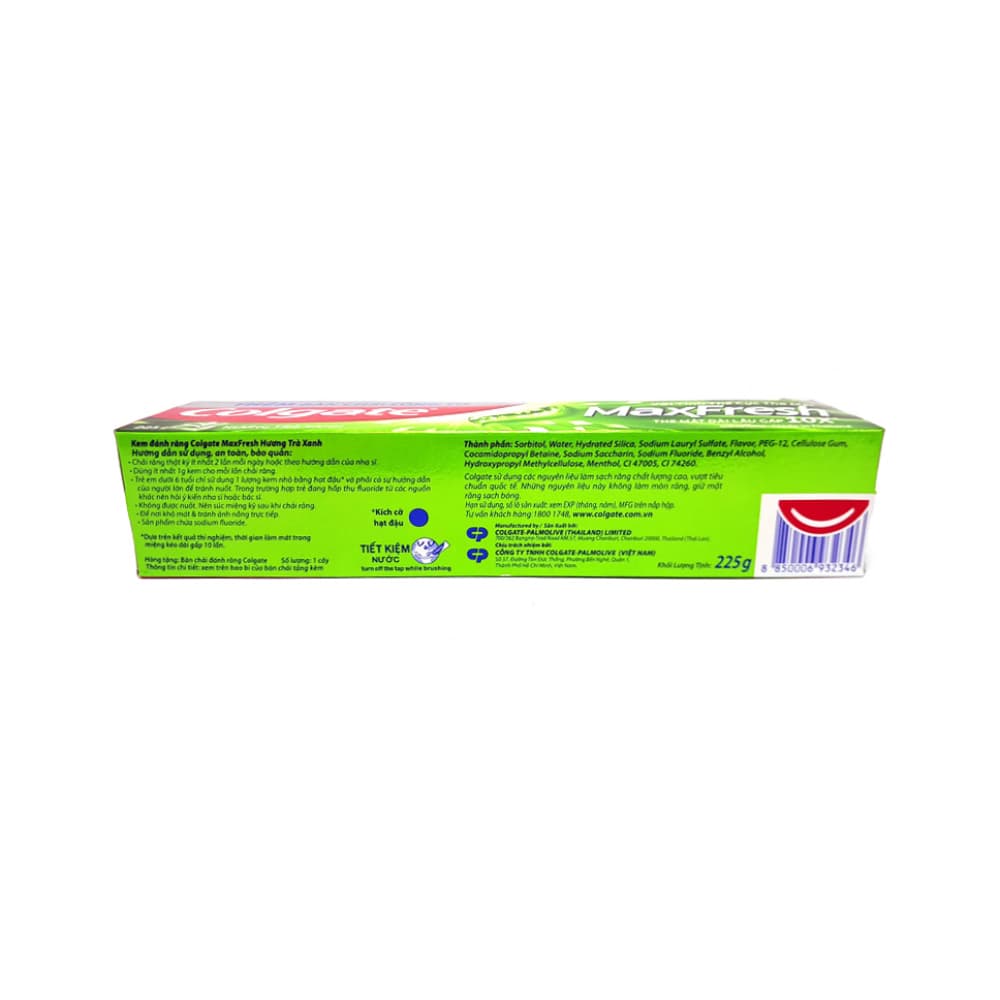 Cepillo de dientes para adultos + Pasta dental sabor té verde Max Fresh Colgate (225 g / 7.93 oz) - Miniatura 2