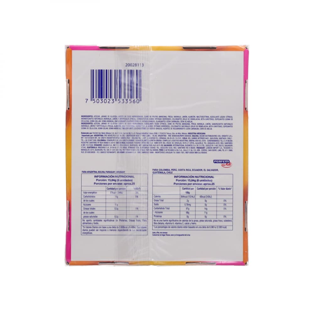 Caramelo masticable sabor fruta Mentos (406.56 g / 14.34 oz) - Miniatura 3