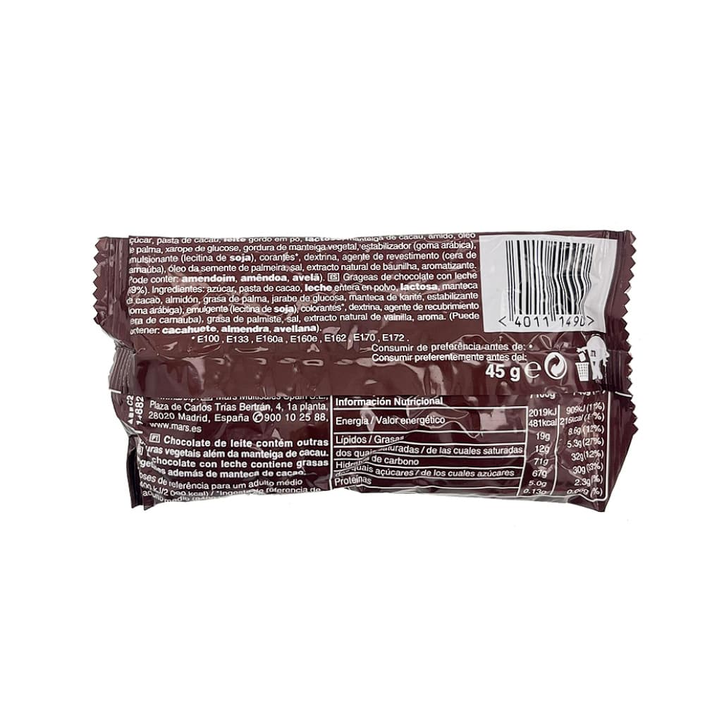 Chocolate con leche M&M (45 g / 1.5 oz) - Miniatura 3