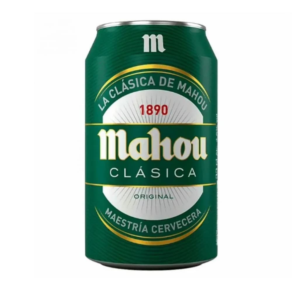 Cerveza clásica Mahou (330 ml) - Imagen 1