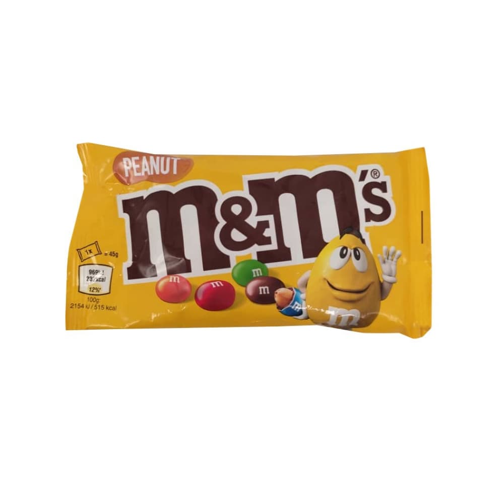 Cacahuetes recubiertos de chocolate con leche M&M (45 g / 1.5 oz) - Imagen 1