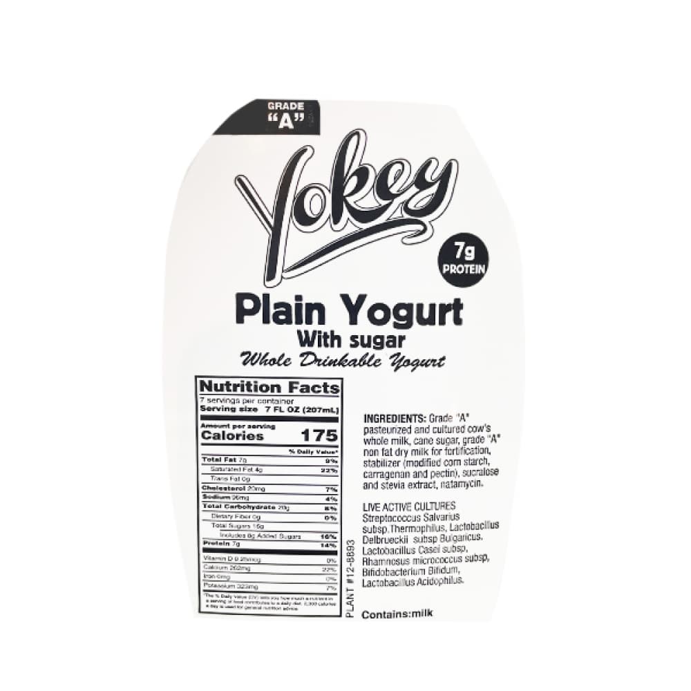 Yogurt natural con azúcar y probióticos Yokey (1.54 L) - Miniatura 2