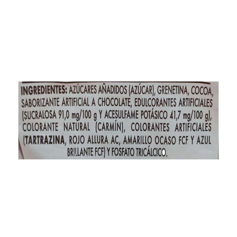 Gelatina con leche de sabor chocolate D'Gari (120 g / 4.23 oz) - Miniatura 3