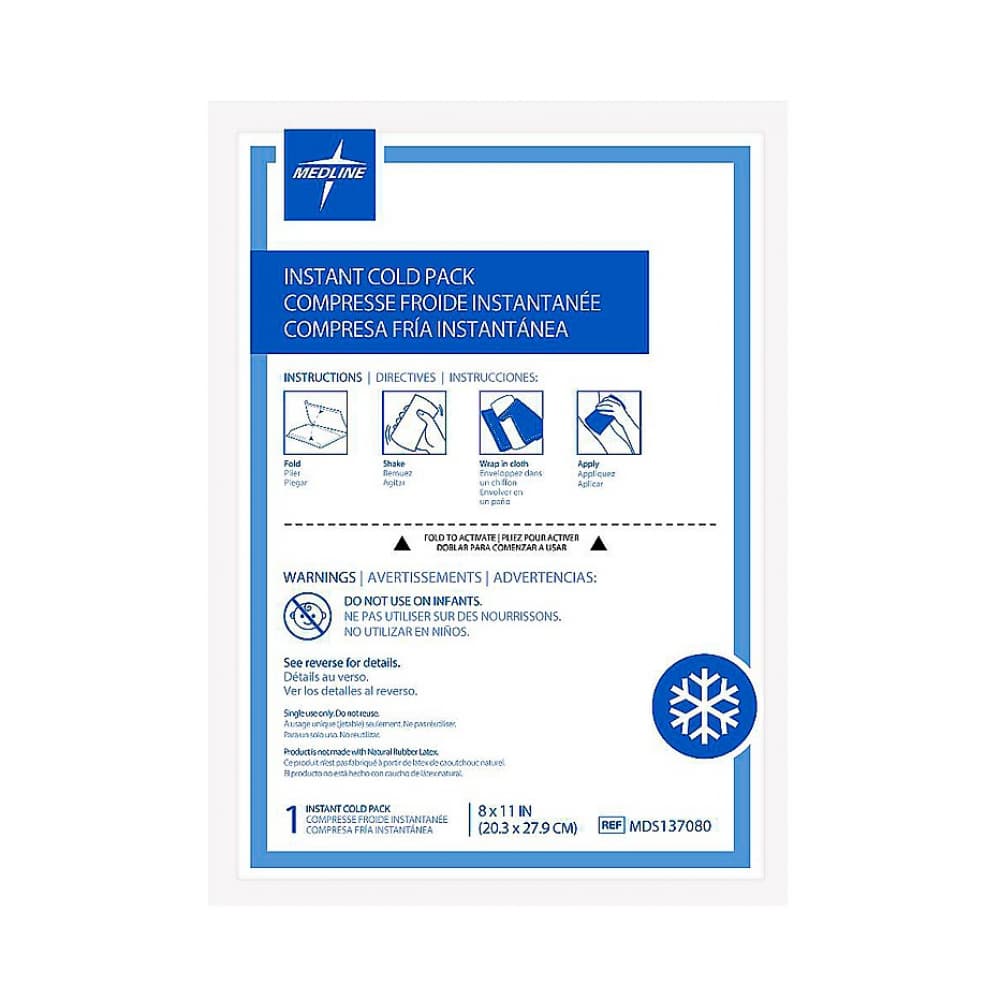 Compresa fría instantánea MEDLINE (8" x 11" / 20.3 cm x 27.9 cm) - Imagen 1