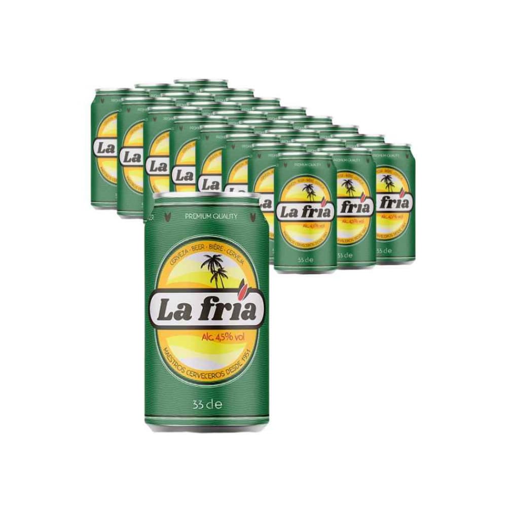 Cerveza La Fría (24 x 330 ml) - Imagen 1