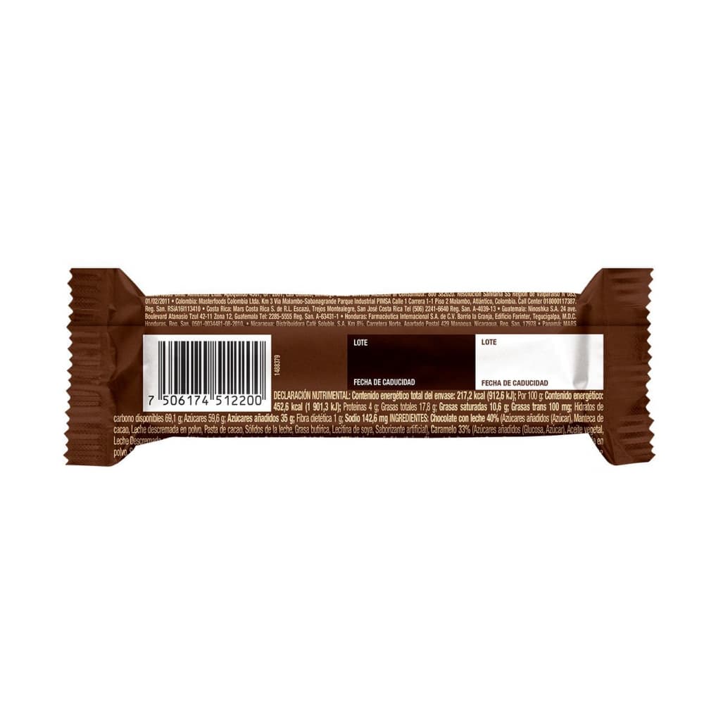 Barra de chocolate con leche relleno de caramelo y nougat MilkyWay (48 g / 1.69 oz) - Miniatura 2