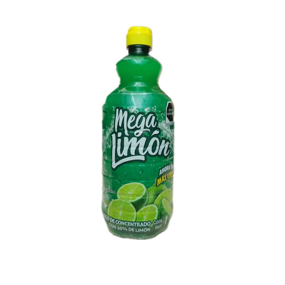 Jugo de concentrado con 20% de limón Mega (1 L) - Imagen 1