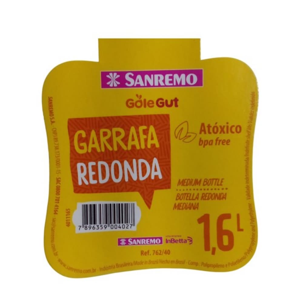 Botella redonda mediada Sanremo (1.6 L) - Miniatura 2