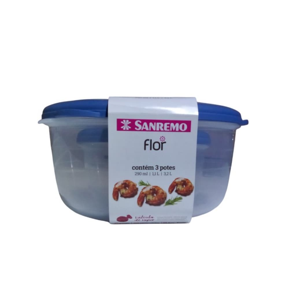Conjunto de 3 pozuelos redondos Sanremo - Imagen 1