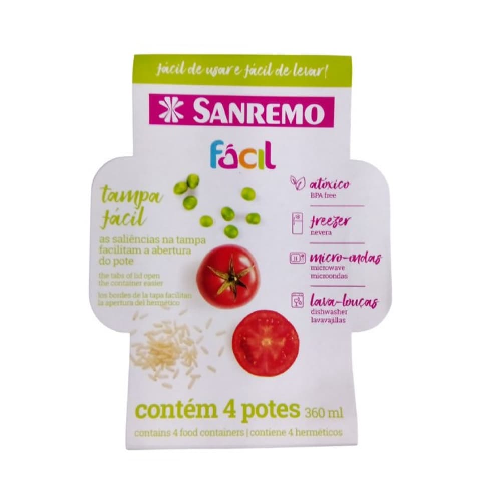 Conjunto de 4 pozuelos plásticos Sanremo - Miniatura 2