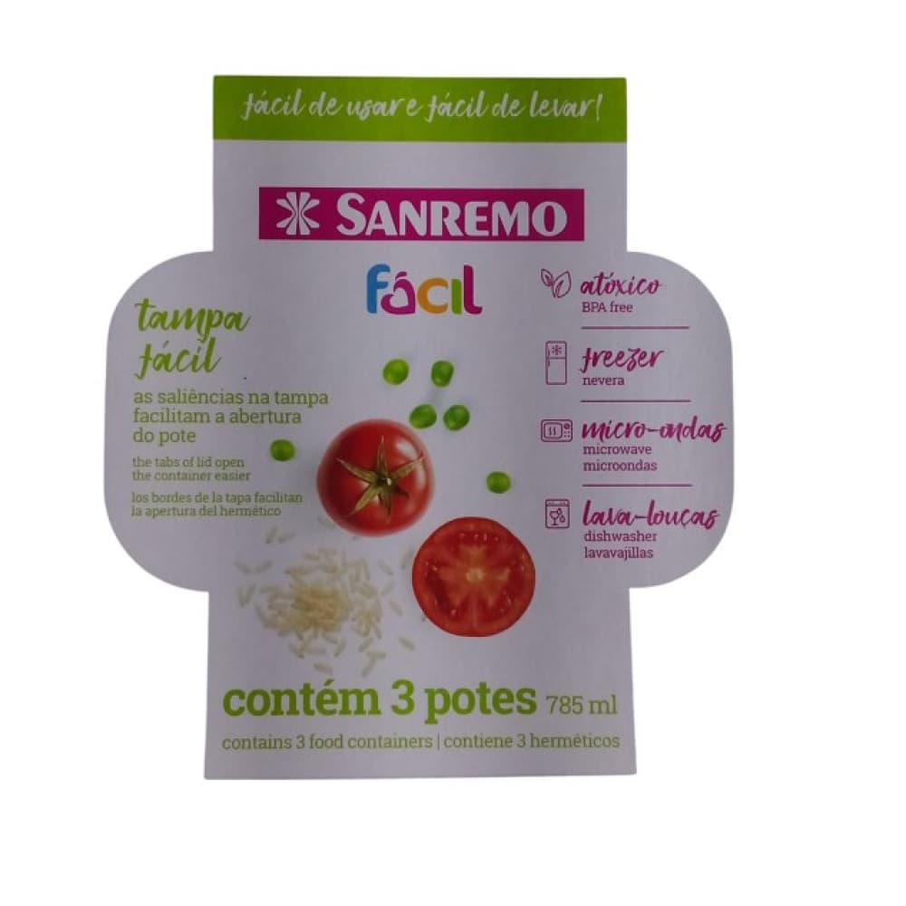 Pozuelos de plástico Sanremo (3 U) - Miniatura 4