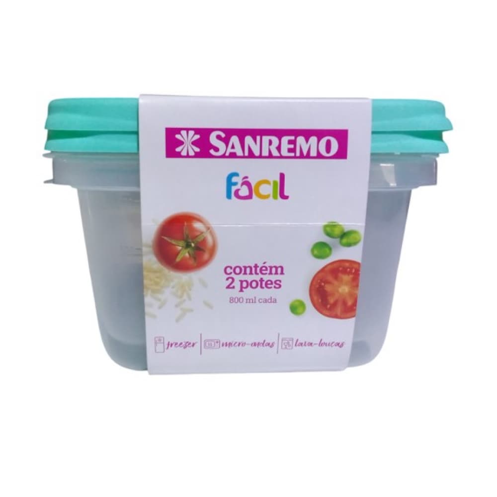 Juego de 2 pozuelos de comida hermético Sanremo - Imagen 1